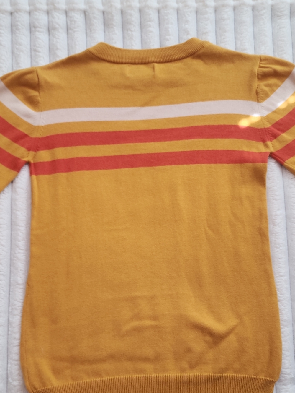 Oxknit Mustard Fox Crewneck Sweater - Picture 4 of 4